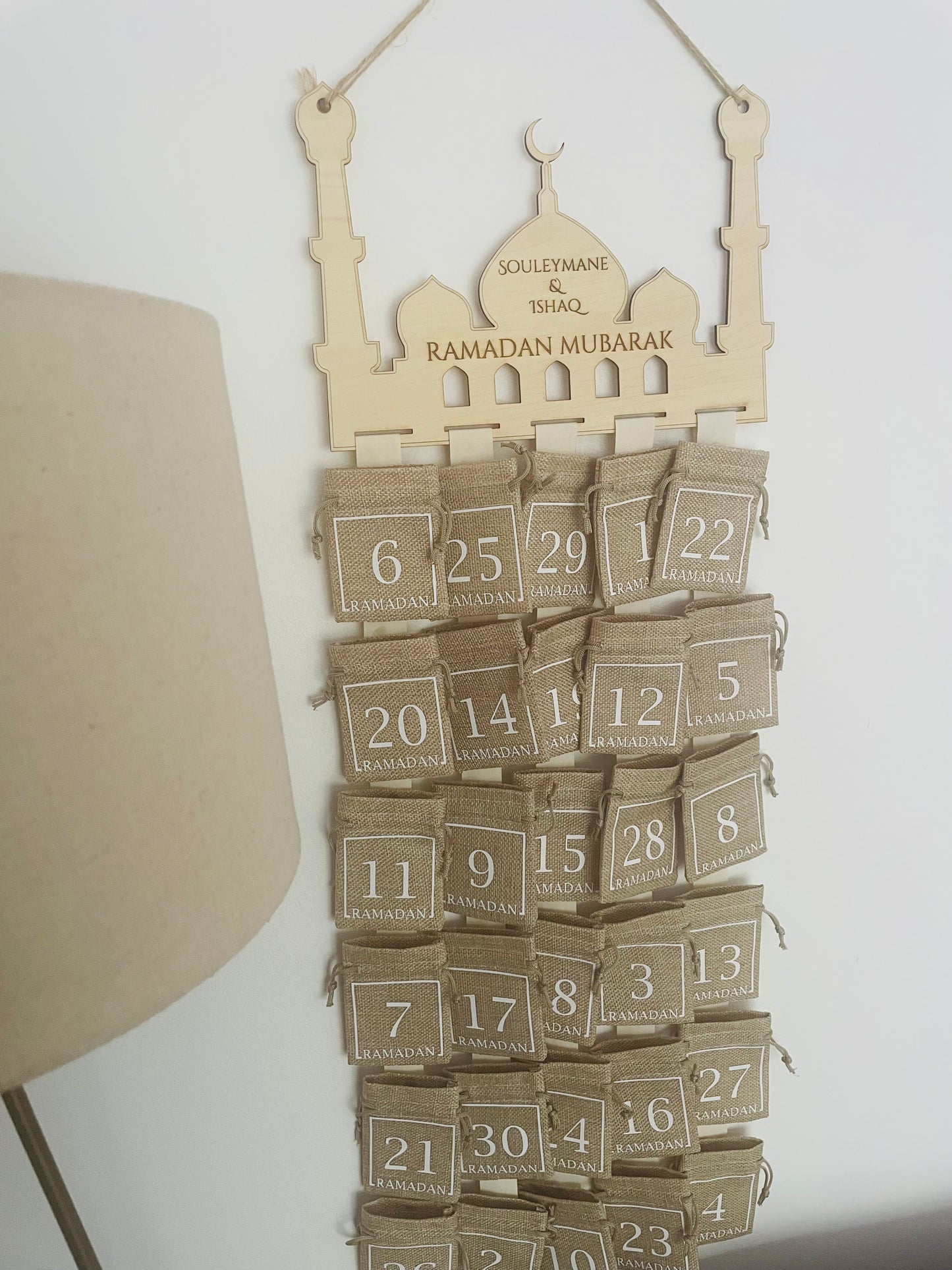 Calendrier Ramadan 30 jours