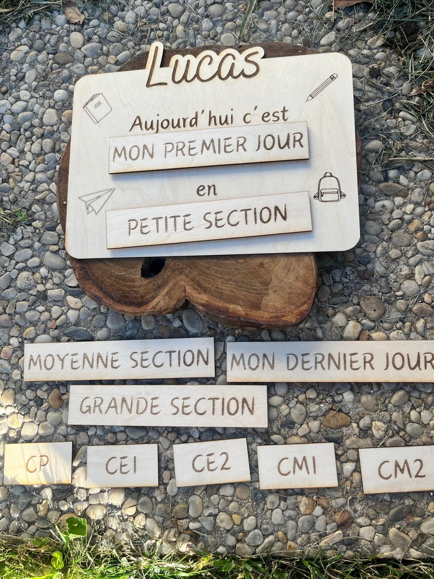 Pancarte rentrée scolaire