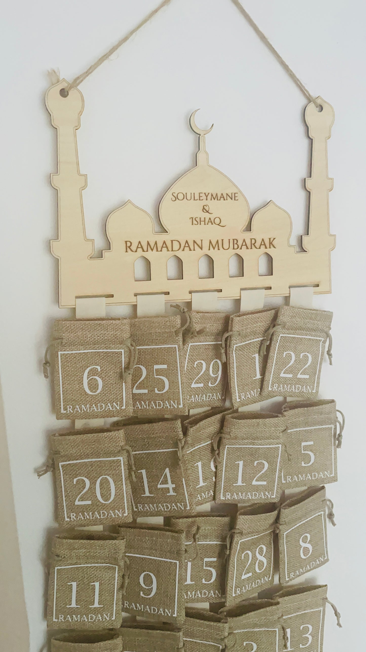 Calendrier Ramadan 30 jours