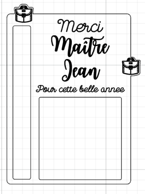 Bloc note en bois cadeau maîtresse, maître, atsem, nounou