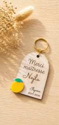 Porte-clé personnalisé “Merci Maîtresse”
