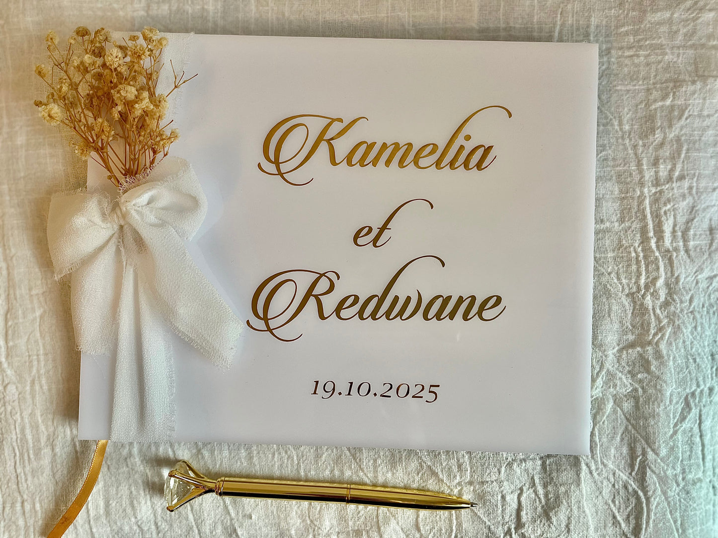 Livre d’or personnalisé