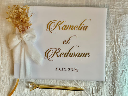 Livre d’or personnalisé