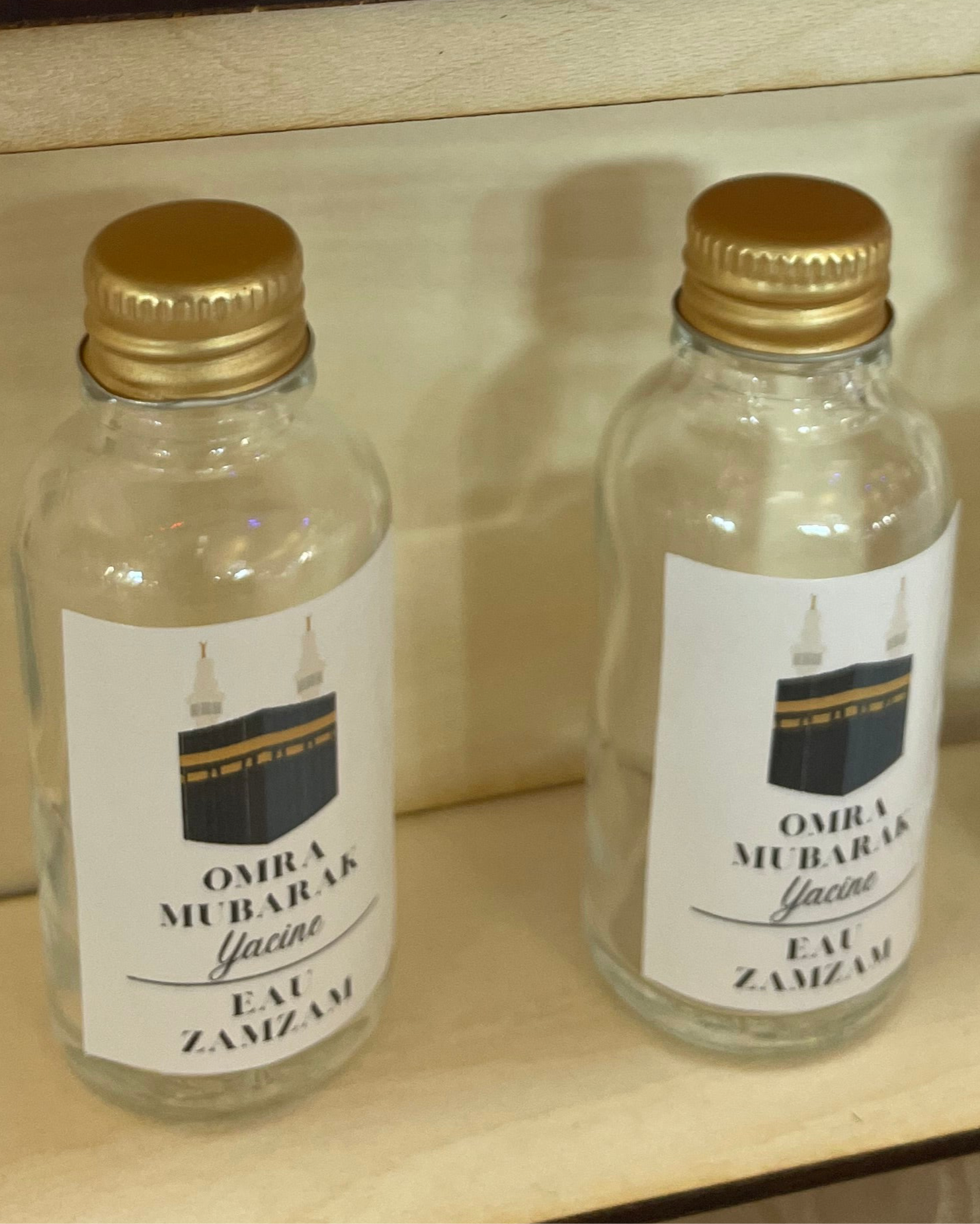 10 Mini bouteille Eau Zamzam - Modèle 1
