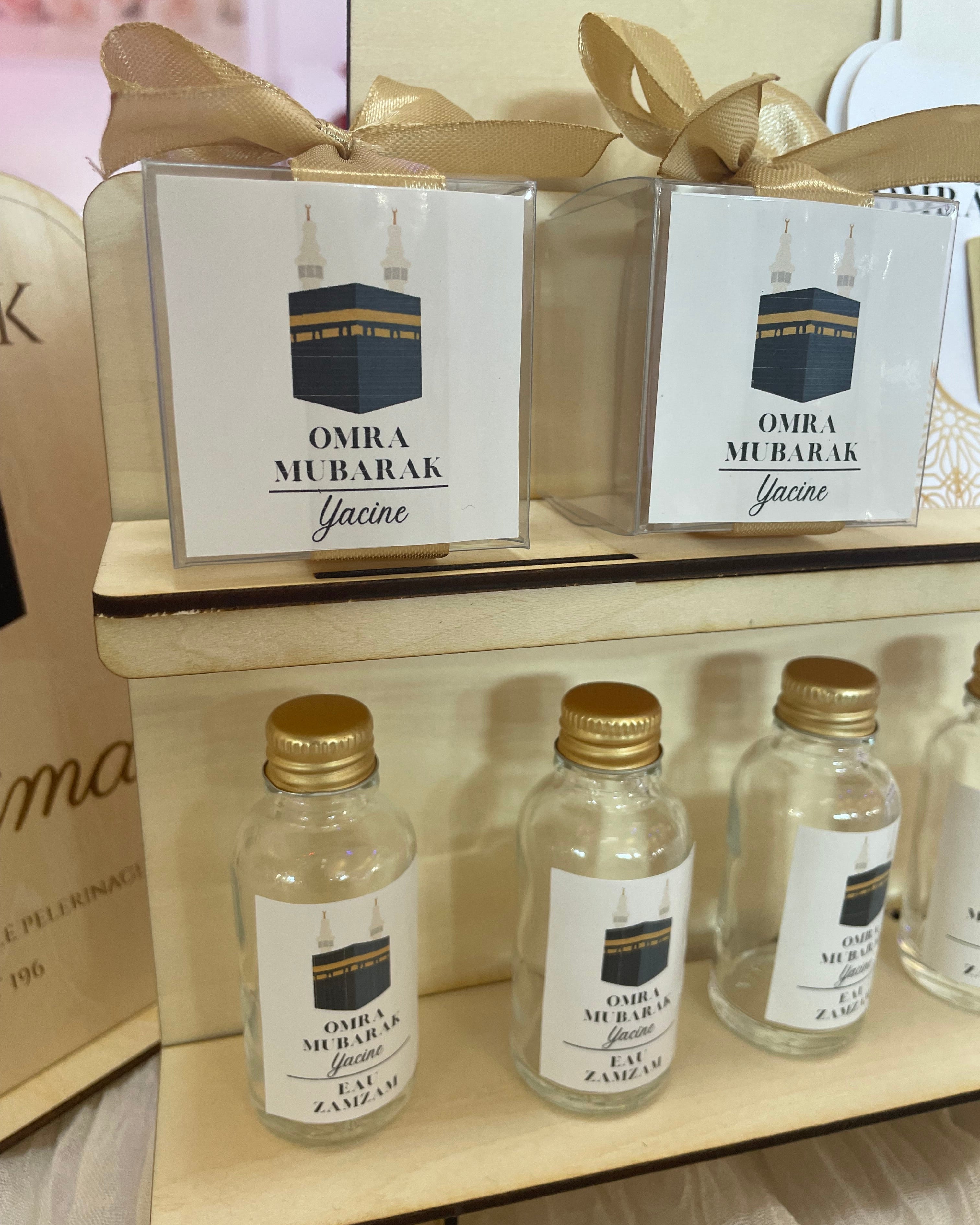 10 Mini bouteille Eau Zamzam - Modèle 1