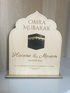 Plaque souvenir personnalisée